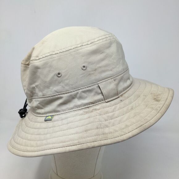 Solar Escape Women's Wide Brim Sun Hat Tan OS Drawstring 100% Polyester - Picture 6 of 10